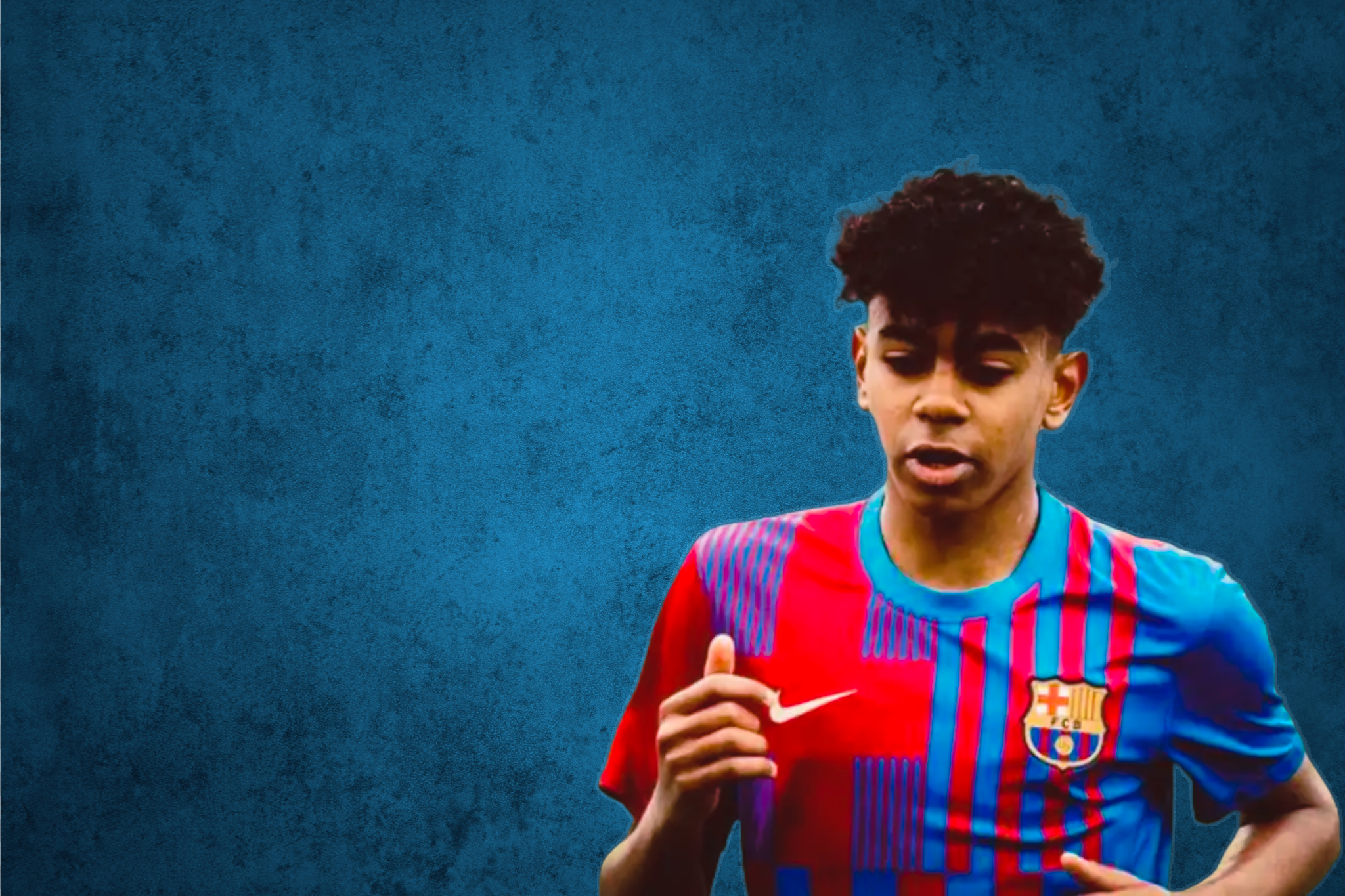 Barcelona's star Lamine Yamal at the age of 17